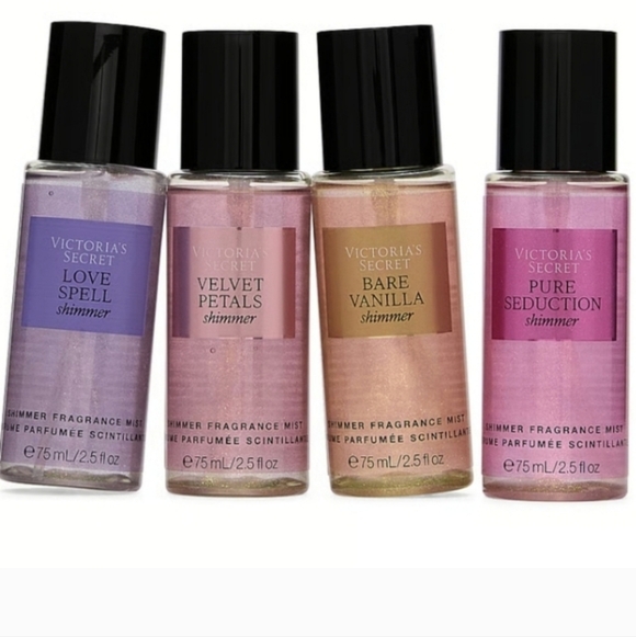 New Victoria Secret Body Fragrance Shimmer Mists Gift Set - Picture 6 of 6